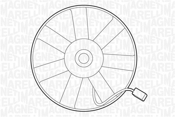 MAGNETI MARELLI Вентилятор, охлаждение двигателя 069422230010